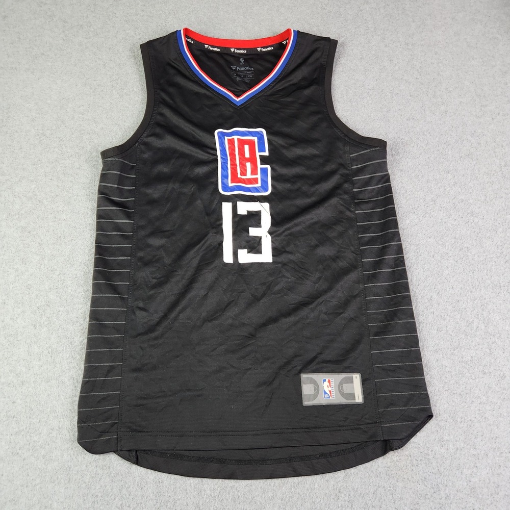 Los Angeles Clippers Paul George 13 Jersey Mens S Black Fanatics NBA Basketball
